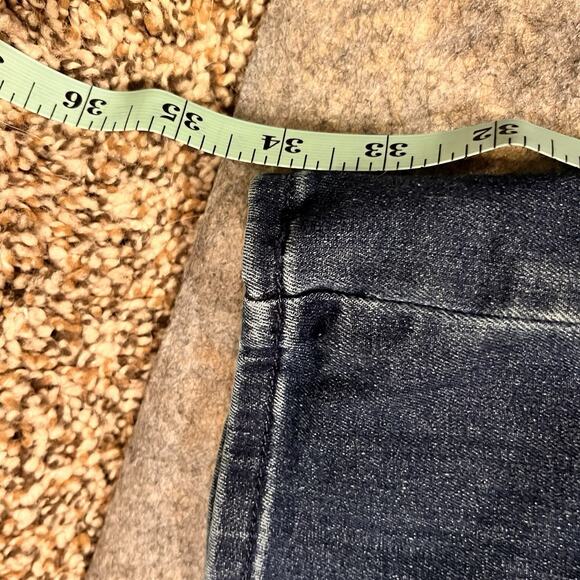 7 For All Mankind Woman’s Blair Denim Blue Jeans Size 26 Stretch - Picture 11 of 14